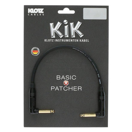 Klotz ubalansert Basic pedal patch med vinkel jack 20cm