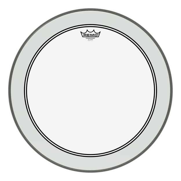 Remo 20" Powerstroke 3 Clear ink Impact Patch Basstromme
