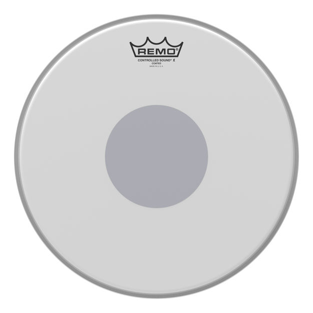 Remo 13" Controlled Sound X Coated Black Dot On Bottom