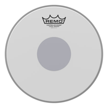 Remo 10" Emperor Controlled Sound Black Dot On Bottom