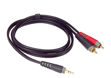 Klotz Y-kabel Stereo Minijack - 2X Phono RCA 6m