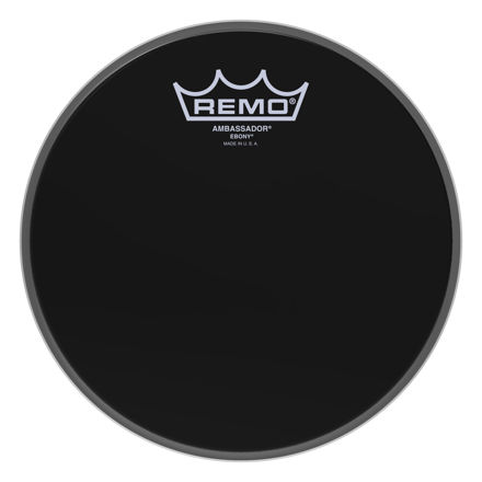 Remo 8" Ambassador Ebony