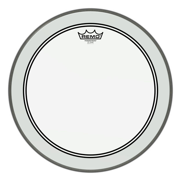 Remo 16" Powerstroke 3 Clear ink Impact Patch Basstromme