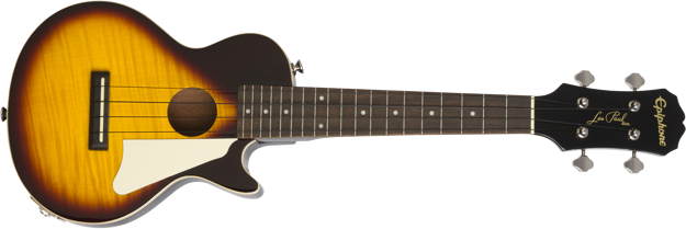 Epiphone Les Paul Acoustic/Electric Ukulele Outfit (Concert) Vintage Sunburst