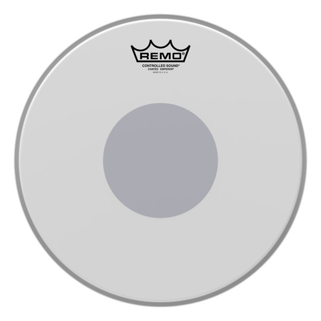 Remo 12" Emperor Controlled Sound Black Dot On Bottom