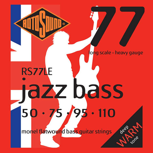 Rotosound RS77LE Jazz Bass Flat Wound - Heavy 50-110