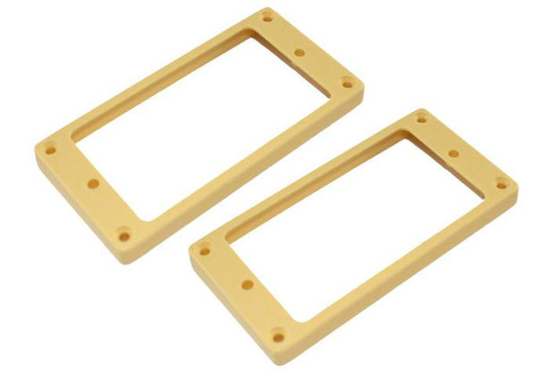All Parts PC-6733-028 Cream Curved Humbucking Pickup Ring Set for Epiphone®