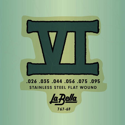 La Bella 767-6F Deep Talkin' Bass VI 26-95