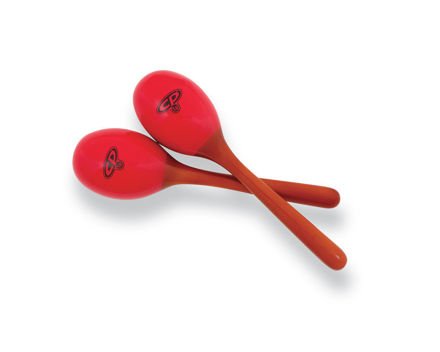 Latin Percussion Maracas CP  Wood - Red large