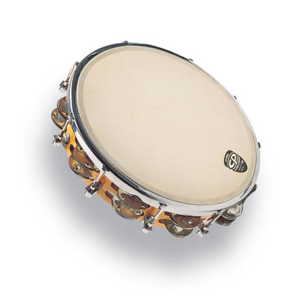 Latin Percussion Tambourine CP  tunable - 10'', tunable, wood
