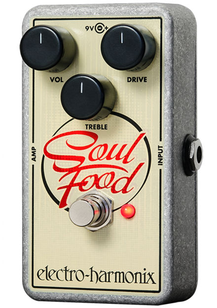 Electro-Harmonix SOUL FOOD Transparent overdrive, 9.6DC-200 PSU included