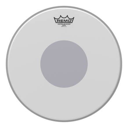 Remo 14" Controlled Sound Coated Black Dot On Bottom