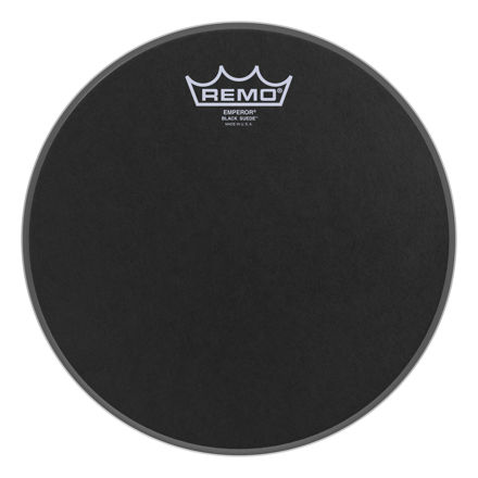 Remo 10" Emperor Black Suede