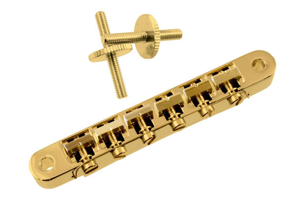 All Parts GB-0520-002 Vintage ABR-1 Style Tunematic Bridge, Gold