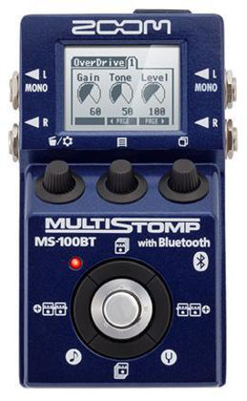 Zoom MS-100BT multistomp for gitar m/bluetooth