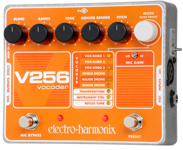 Electro-Harmonix V256 Vocoder with Reflex-Tune, 9.6DC-200 PSU included