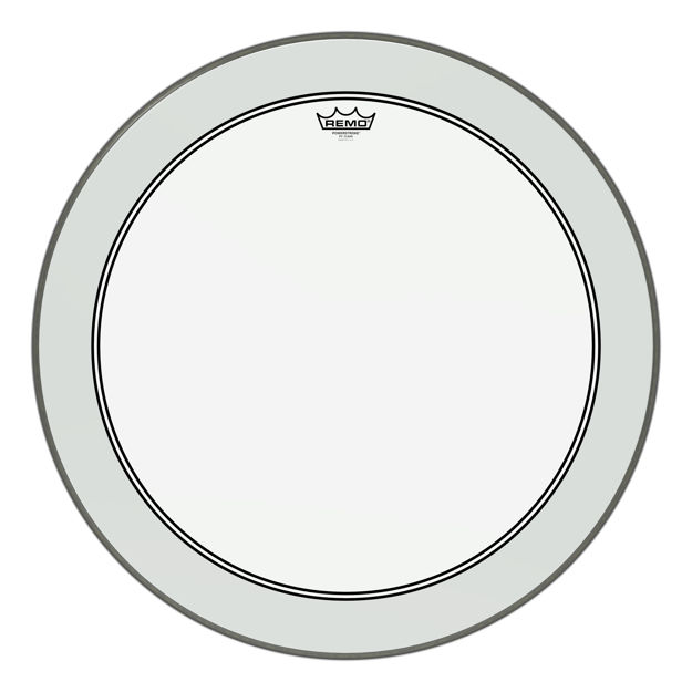 Remo 26" Powerstroke 3 Clear ink Impact Patch Basstromme