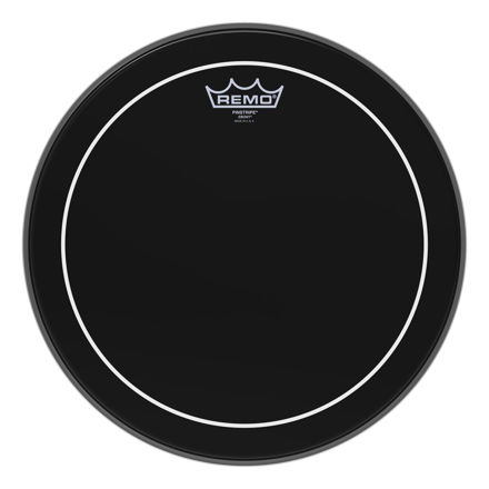Remo 14" Pinstripe Ebony