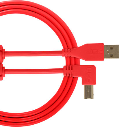 UDG Gear Ultimate USB 2.0 A-B Red Angled 2m