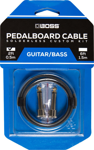 Boss BCK-2 PEDAL BOARD CABLE KIT, 2 CONNECTORS, 2FT / 0.5 M CABLE