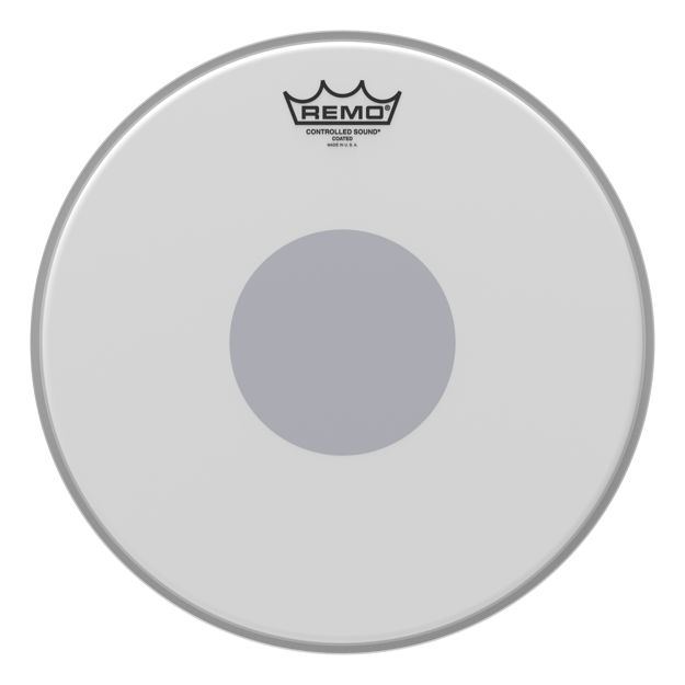 Remo 13" Controlled Sound Coated Black Dot On Bottom