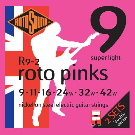 Rotosound R9-2 Roto Pinks Double Decker 9-42 (2-p)