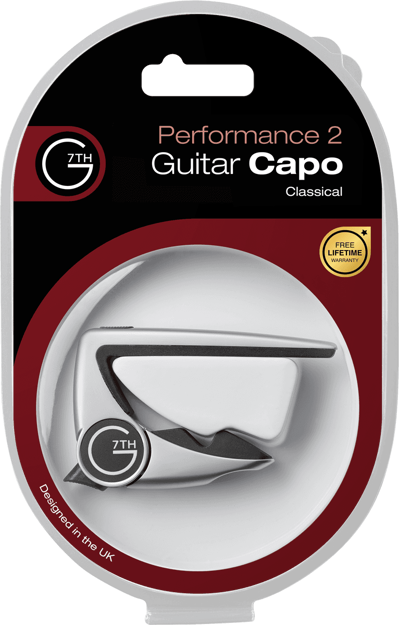 G7TH C53013 Capo Classic Guitar Silver