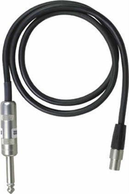 Shure instrument cable for transmitters, TA4F/jack