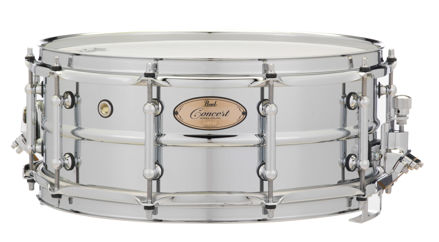 Pearl Concert Steel 14" x5.5" Snare Drum |  14"x5.5"