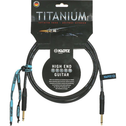 Klotz Titanium Instr. Cable 6m Jack 2p - Jack 2p. Gold