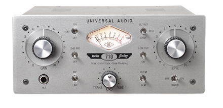Universal Audio 710 Twin-Finity Single Channel Tube/Solid St