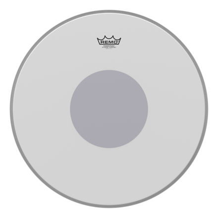 Remo 20" Powerstroke 3 Coated No Stripe Bottom Black Dot Basstromme