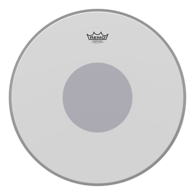 Remo 20" Powerstroke 3 Coated No Stripe Bottom Black Dot Basstromme