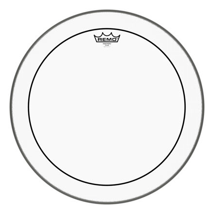 Remo 18" Pinstripe Clear