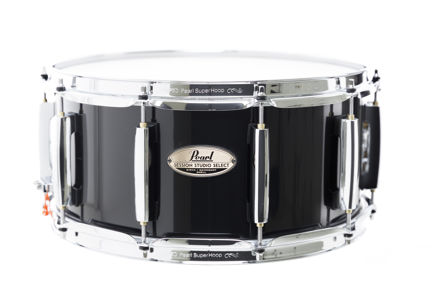 Pearl Session Studio Select 14"x6.5" Snare Drum | Piano Black 14"x6.5"
