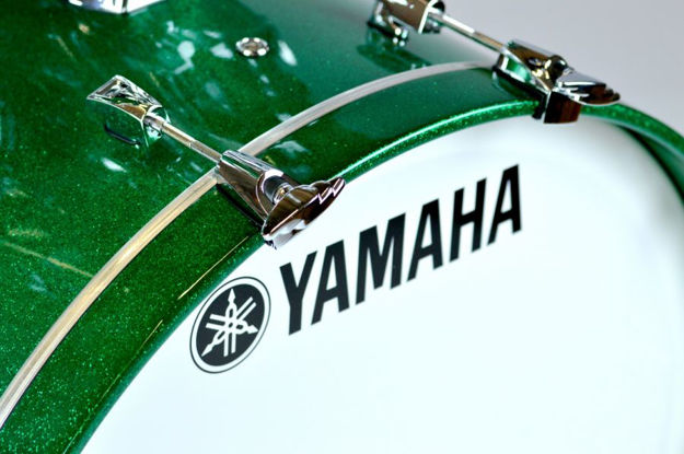 Yamaha Absolute Maple Hybrid Bass Drum 20x16 Jade Green Sparkle