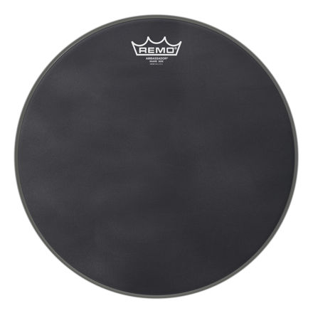 Remo Snare, Ambassador, Black Suede, 14"