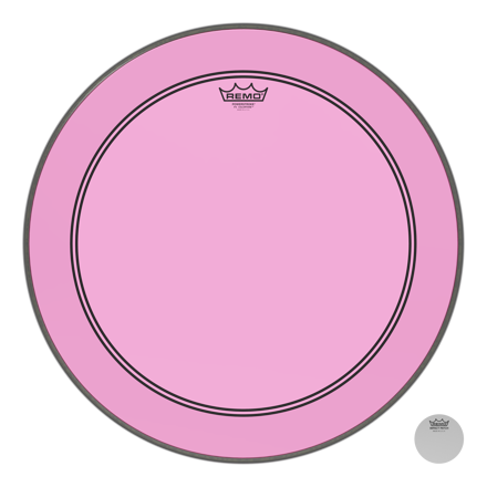 Remo Bass, Powerstroke 3, Colortone, 22" Diameter, Pink