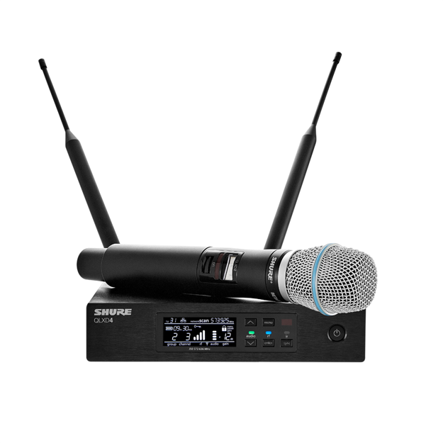 Shure QLXD24 Wireless HH System B87A H51(534-598 MHz)