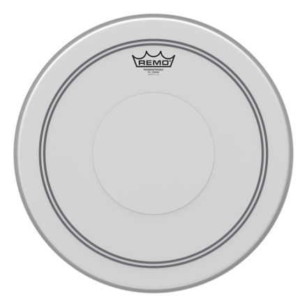 Remo 16" Powerstroke 3 Coated, Clear Dot Top Side