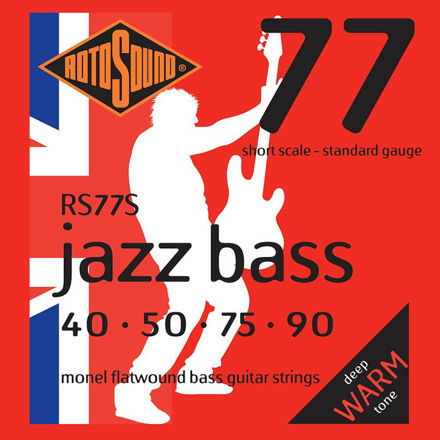 Rotosound RS77S Jazz Bass Flat Wound - Shortscale 40-90