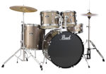 Pearl Roadshow 5 pc kit with HW and Cymbal | Bronze Metallic 1008T/1209T/1616F/2216B/1455S