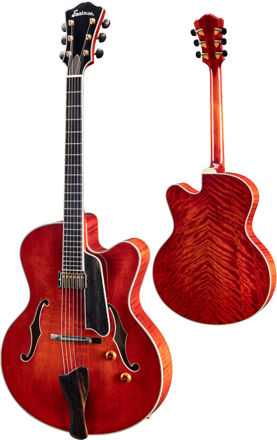 Eastman AR810ce  - Classic Nitro gloss finish, Single Lollar custom wound Imperial Gold humbucker, w/Case