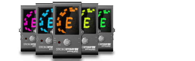 Peterson - StroboStomp HD™ - Compact Strobe Pedal Tuner with large HD colour display
