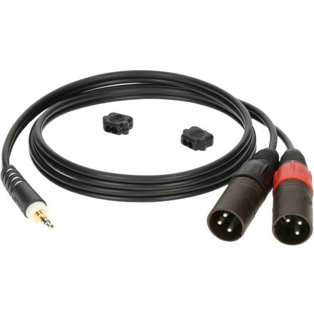 Klotz Y-kabel Stereo Minijack - X2 XLR han 1m