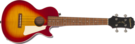 Epiphone Les Paul Acoustic/Electric Ukulele Outfit (Tenor) Heritage Cherry Sunburst
