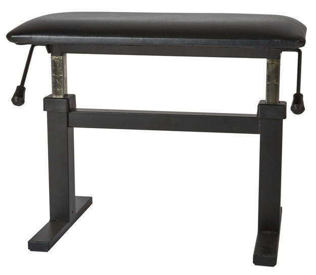 GEWA Piano bench Deluxe Auto Lift XL - Cover black synthetic leather