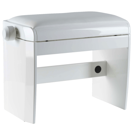 Dexibell Wooden Bench White Polished