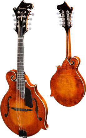 Eastman MD815 PGE - Same specs as MD815, but Honeyburst Gloss nitro finish and KnK twin mandolin pu, w/Case