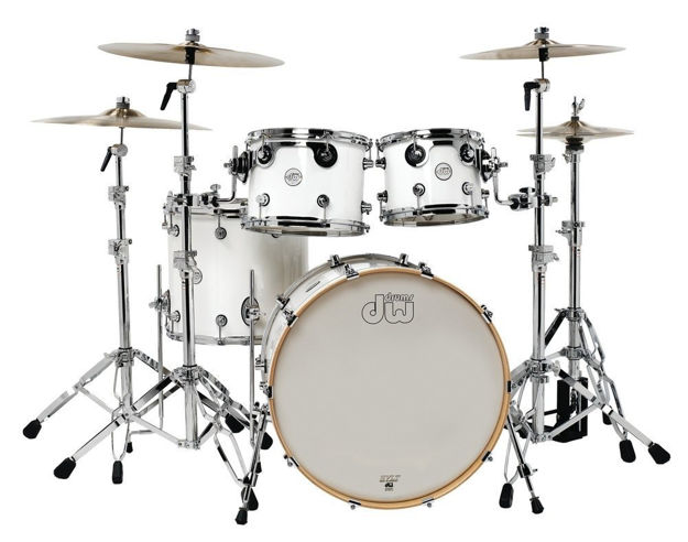 Drum Workshop Shell set Design - White Gloss